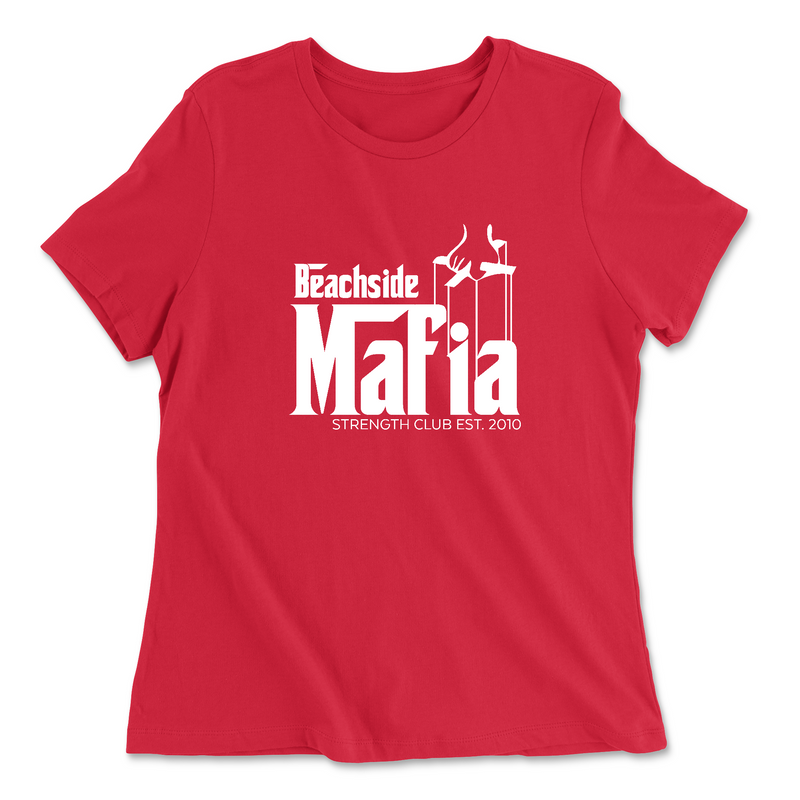 BeachSide CrossFit Mafia Womens - Relaxed Jersey T-Shirt