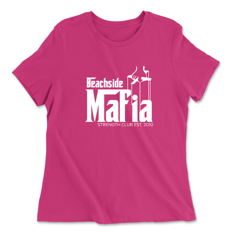 BeachSide CrossFit Mafia Womens - Relaxed Jersey T-Shirt