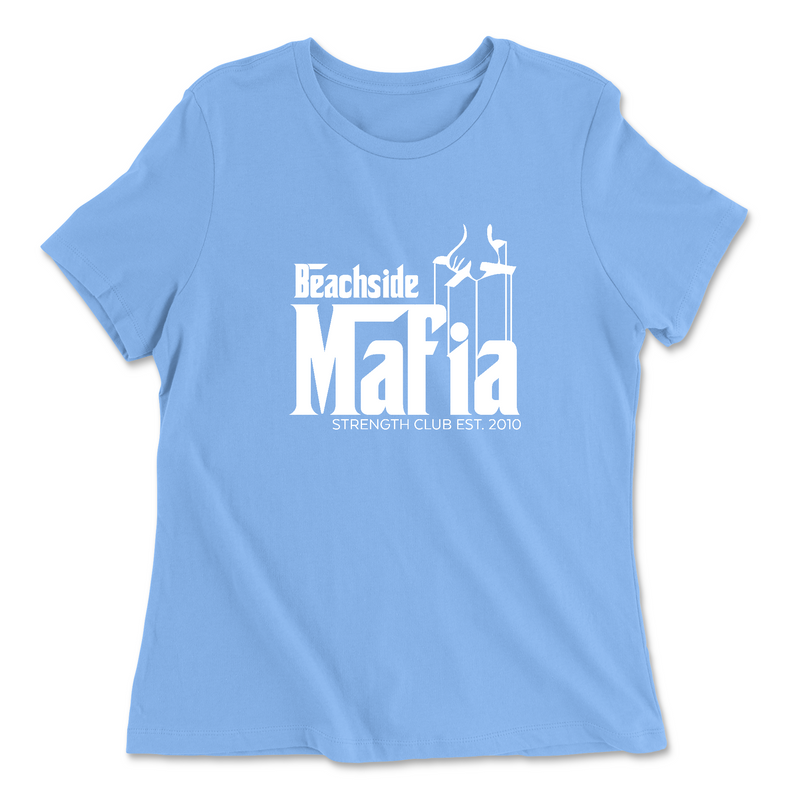 BeachSide CrossFit Mafia Womens - Relaxed Jersey T-Shirt