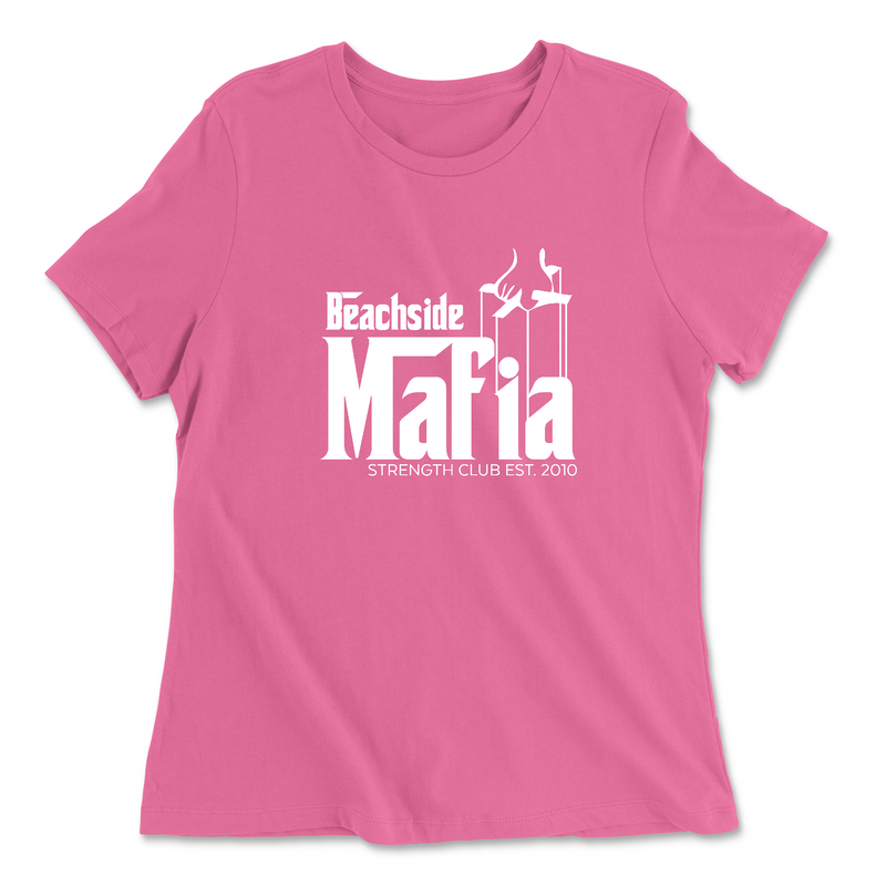 BeachSide CrossFit Mafia Womens - Relaxed Jersey T-Shirt