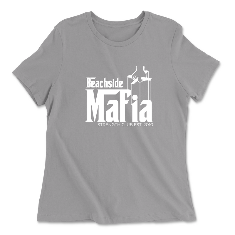 BeachSide CrossFit Mafia Womens - Relaxed Jersey T-Shirt