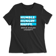 Womens 2X-Large BLACK Relaxed Jersey T-Shirt