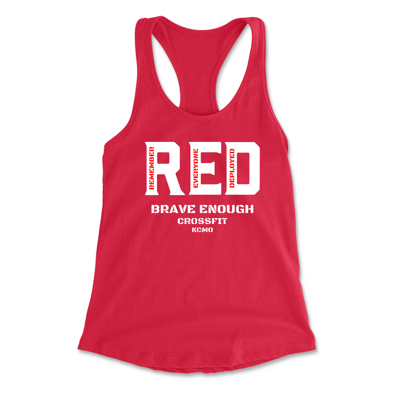 Womens 2X-Large RED Tank Top
