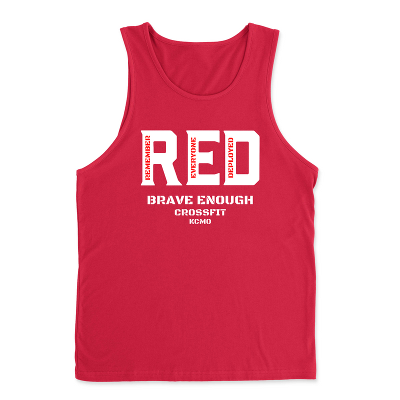 Mens 2X-Large RED Tank Top