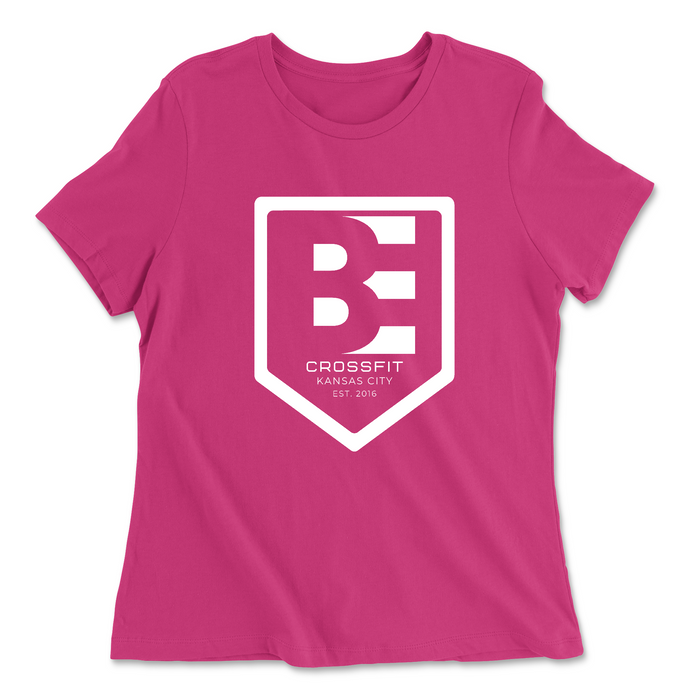 Brave Enough CrossFit Shield Womens - Relaxed Jersey T-Shirt