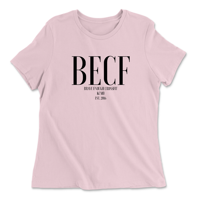 Womens 2X-Large PINK Relaxed Jersey T-Shirt