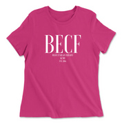 Womens 2X-Large BERRY Relaxed Jersey T-Shirt
