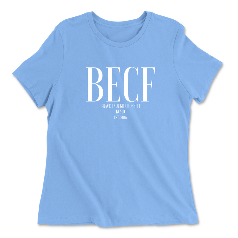 Womens 2X-Large CAROLINA_BLUE Relaxed Jersey T-Shirt