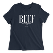 Womens 2X-Large NAVY Relaxed Jersey T-Shirt