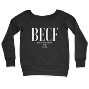 Womens 2X-Large BLACK CrewNeck
