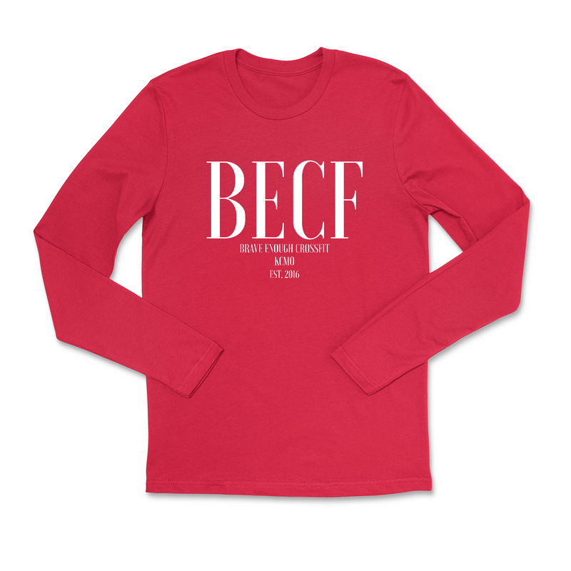 Mens 2X-Large RED Long Sleeve