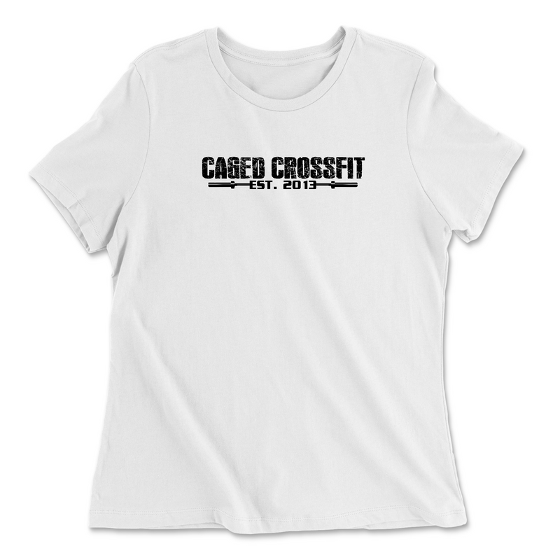 Womens 2X-Large WHITE Relaxed Jersey T-Shirt