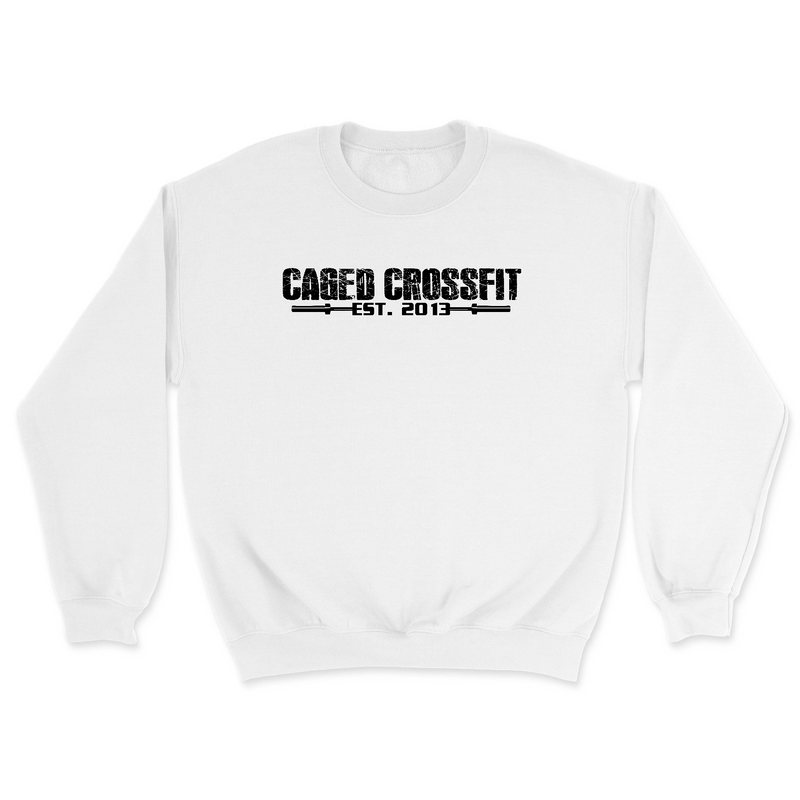 Mens 2X-Large WHITE Midweight Sweatshirt