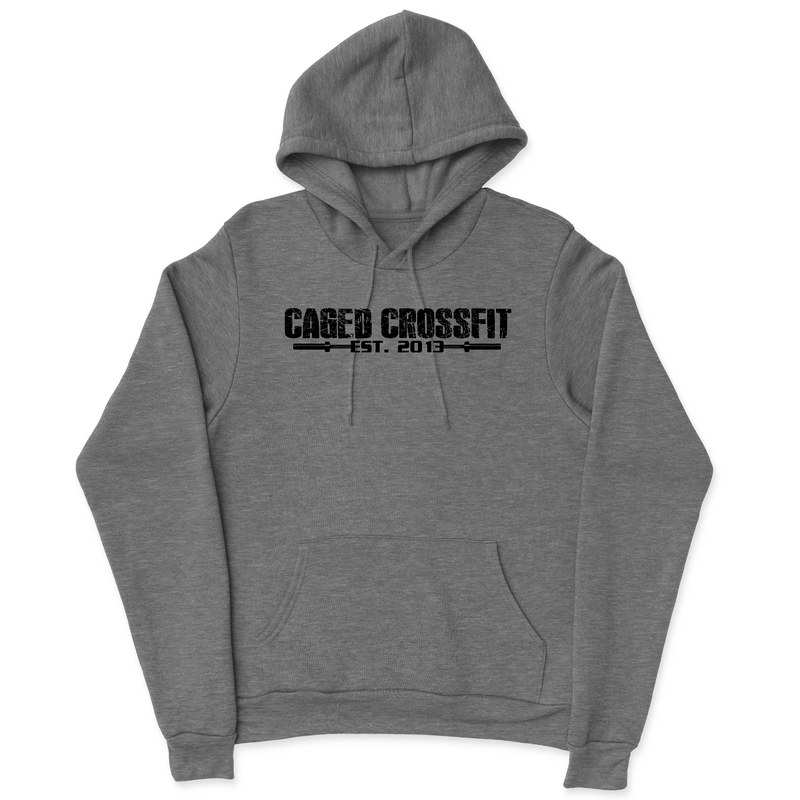 Mens 2X-Large GUNMETAL_HEATHER Hooded T-Shirt
