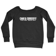 Womens 2X-Large BLACK CrewNeck