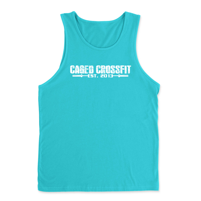 Mens 2X-Large TAHITI_BLUE Tank Top