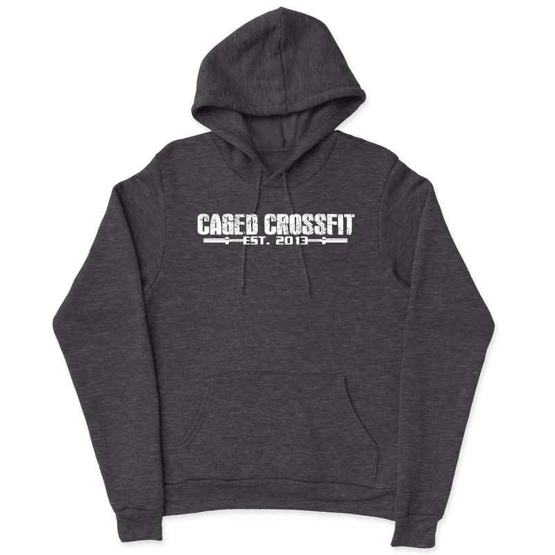 Mens 2X-Large CHARCOAL_HEATHER Hooded T-Shirt