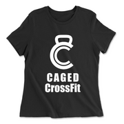 Womens 2X-Large BLACK Relaxed Jersey T-Shirt