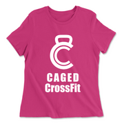 Womens 2X-Large BERRY Relaxed Jersey T-Shirt