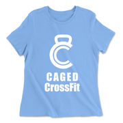 Womens 2X-Large CAROLINA_BLUE Relaxed Jersey T-Shirt