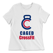 Womens 2X-Large WHITE Relaxed Jersey T-Shirt