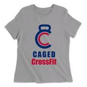 Womens 2X-Large SOLID_ATHETIC_GREY Relaxed Jersey T-Shirt