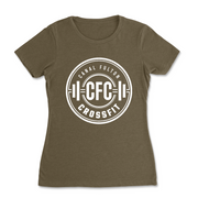 Womens 2X-Large MILITARY_GREEN T-Shirt