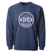 Mens 2X-Large INDIGO CrewNeck