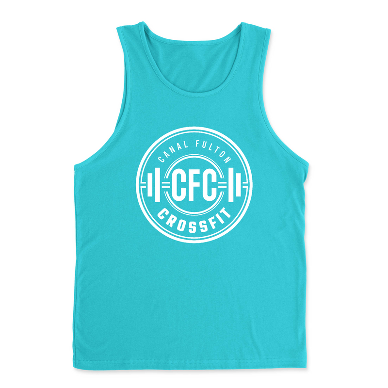 Mens 2X-Large TAHITI_BLUE Tank Top