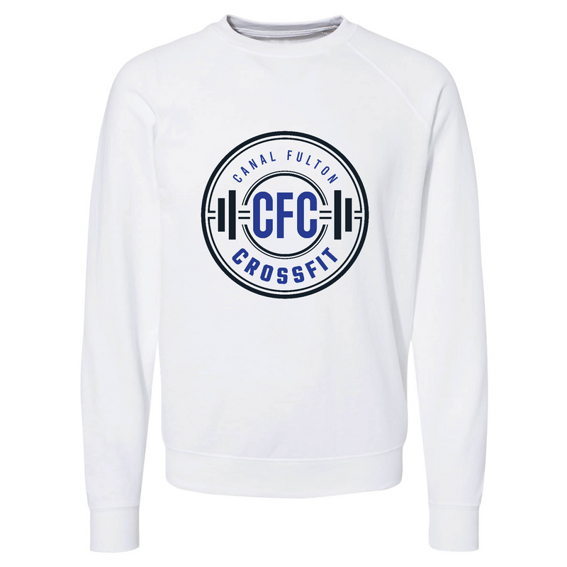 Mens 2X-Large WHITE CrewNeck