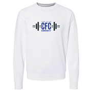 Mens 2X-Large WHITE CrewNeck