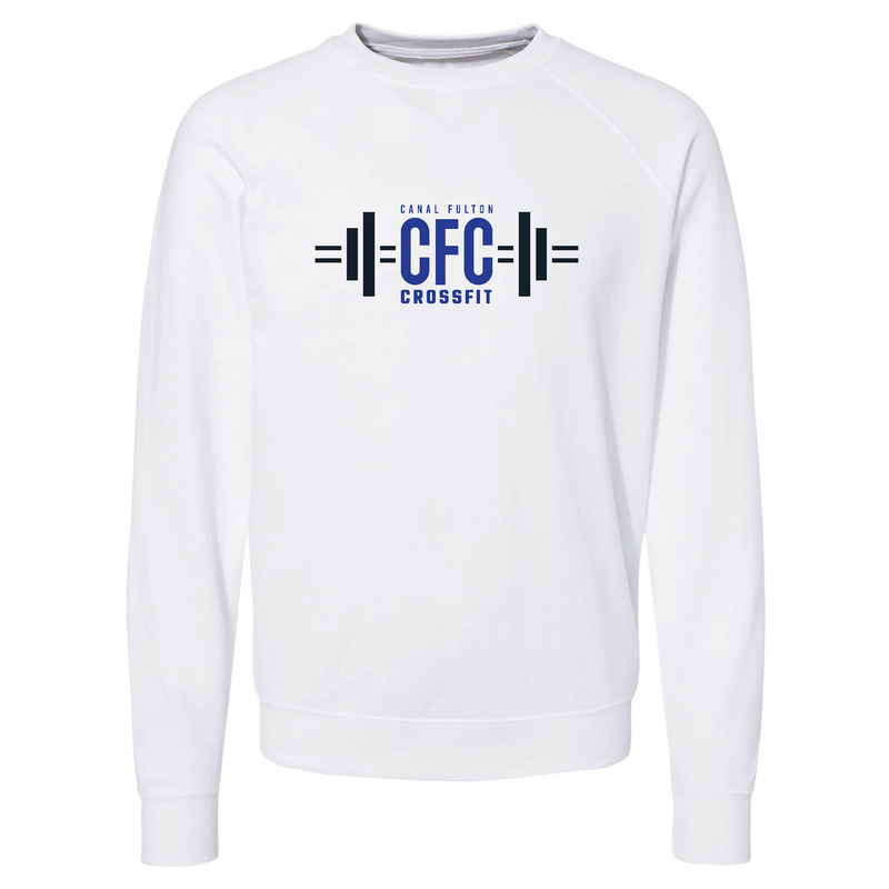 Mens 2X-Large WHITE CrewNeck