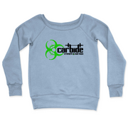 Womens 2X-Large MISTY_BLUE CrewNeck