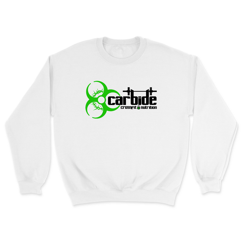 Mens 2X-Large WHITE Midweight Sweatshirt
