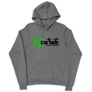 Mens 2X-Large GUNMETAL_HEATHER Hooded T-Shirt
