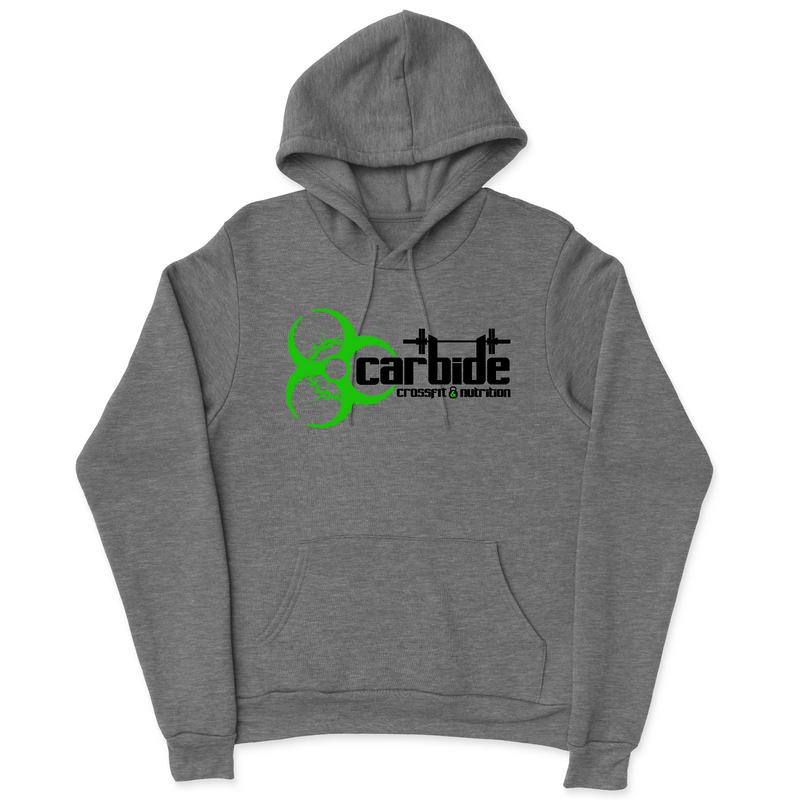Mens 2X-Large GUNMETAL_HEATHER Hooded T-Shirt