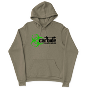 Mens 2X-Large OLIVE Hooded T-Shirt