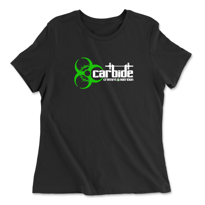 Womens 2X-Large BLACK Relaxed Jersey T-Shirt