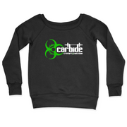 Womens 2X-Large BLACK CrewNeck