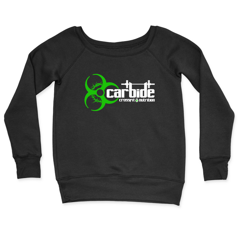 Womens 2X-Large BLACK CrewNeck