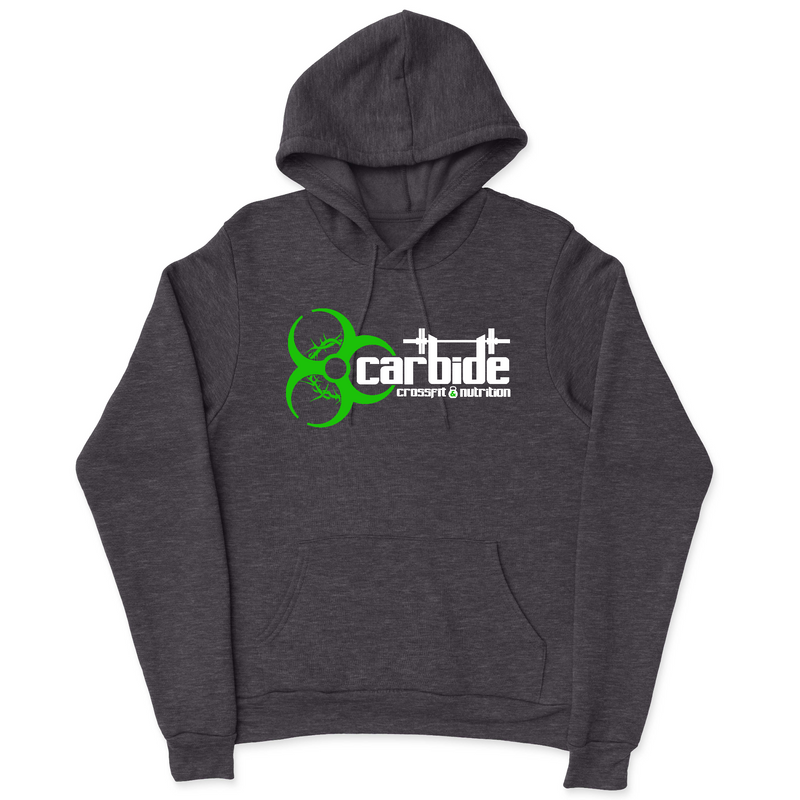 Mens 2X-Large CHARCOAL_HEATHER Hooded T-Shirt