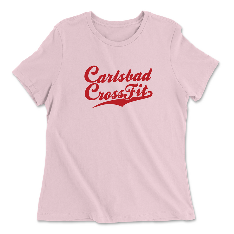 Womens 2X-Large PINK Relaxed Jersey T-Shirt