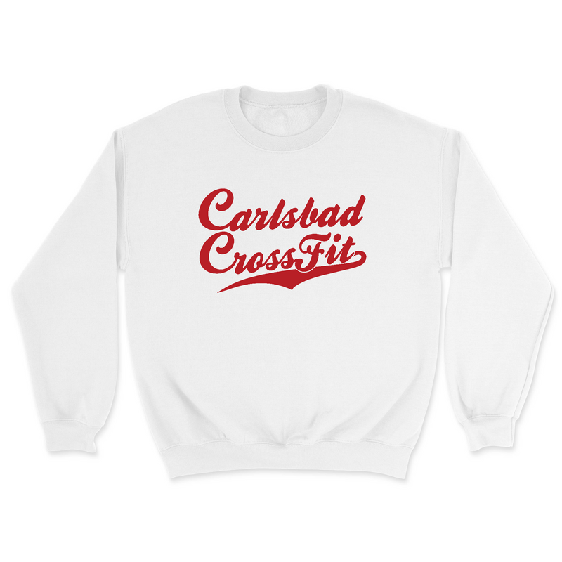 Mens 2X-Large WHITE Midweight Sweatshirt