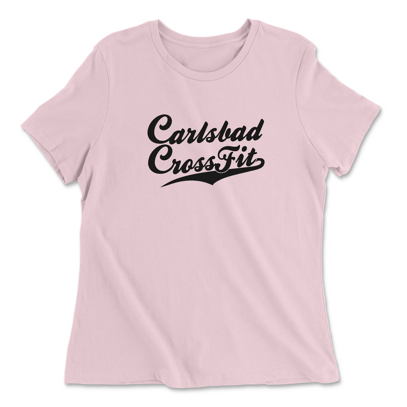 Womens 2X-Large PINK Relaxed Jersey T-Shirt