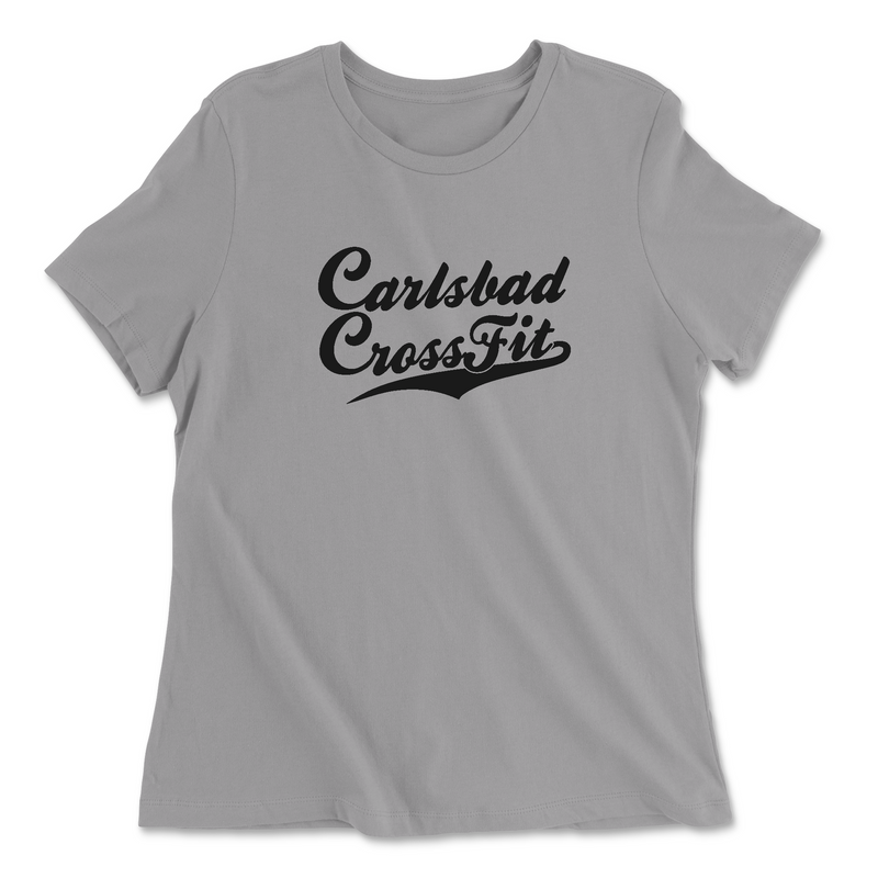Womens 2X-Large SOLID_ATHETIC_GREY Relaxed Jersey T-Shirt