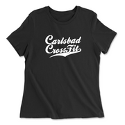 Womens 2X-Large BLACK Relaxed Jersey T-Shirt