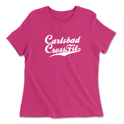 Womens 2X-Large BERRY Relaxed Jersey T-Shirt