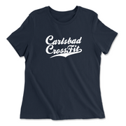 Womens 2X-Large NAVY Relaxed Jersey T-Shirt
