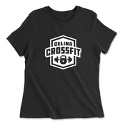 Womens 2X-Large BLACK Relaxed Jersey T-Shirt