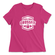 Womens 2X-Large BERRY Relaxed Jersey T-Shirt